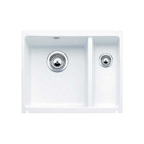 Кухонная мойка Blanco 523741 SUBLINE 350/150-U керамика глянцевый белый PuraPlus с отв.арм. InFino
