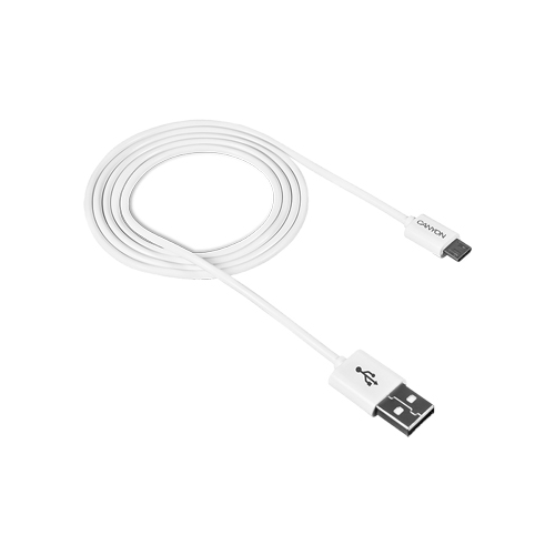 Кабель Canyon CNE-USBM1W MicroUSB Белый