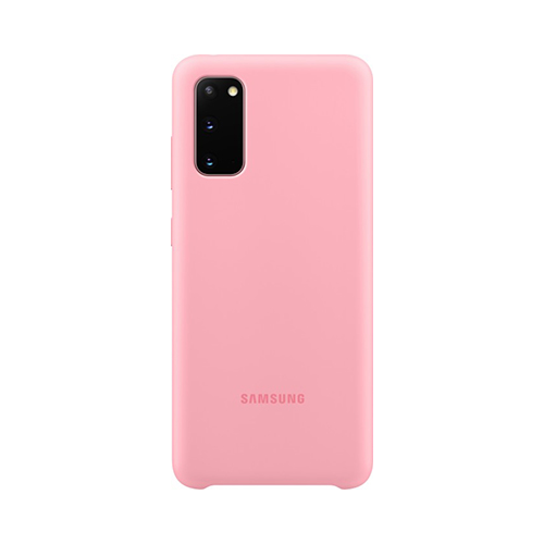 Чехол (клип-кейс) Samsung S20 (G980) SiliconeCover pink EF-PG980TPEGRU