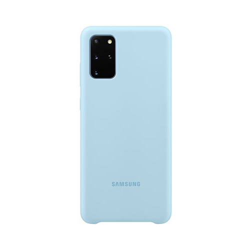 Чехол (клип-кейс) Samsung S20plus (G985) SiliconeCover l.blue EF-PG985TLEGRU