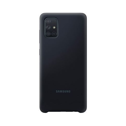 Чехол (клип-кейс) Samsung A71 (A715) SiliconeCover black (EF-PA715TBEGRU)