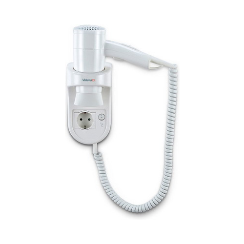 Настенный фен с держателем и розеткой Valera Premium Smart 1200 Socket 533.03/032.02