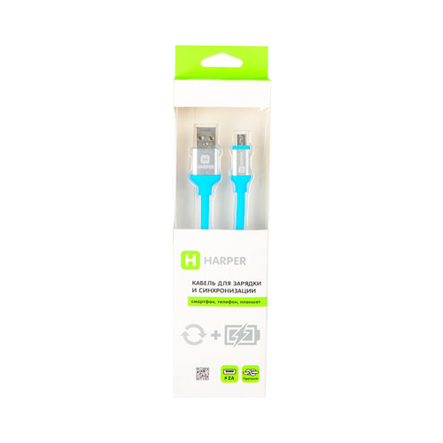 Кабель Harper micro USB SCH-330 blue