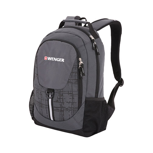 Рюкзак для города Wenger серый/чёрный полиэстер 600D 32х14х45 см 20 л 31264415-2