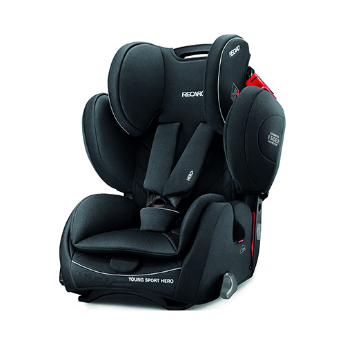 Автокресло Recaro Young Sport Hero гр. 1/2/3 расцветка Performance Black
