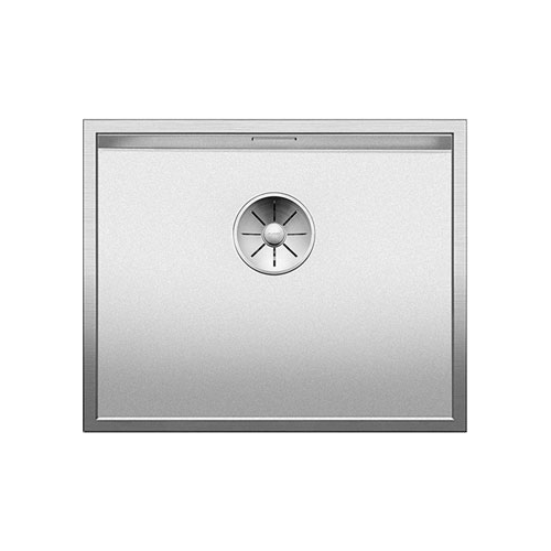 Кухонная мойка Blanco ZEROX 500-U нерж.сталь Durinox с отв. арм. InFino без клапана авт 521559