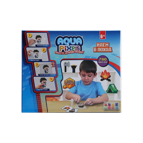 Набор для творчества 1 Toy Aqua Pixels ''Идем в поход'' Т13070
