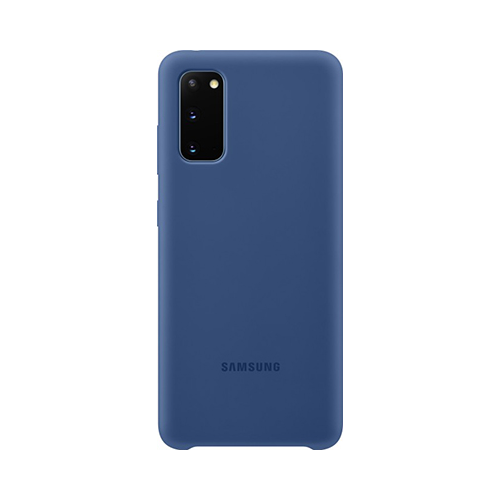 Чехол (клип-кейс) Samsung S20 (G980) SiliconeCover d.blue EF-PG980TNEGRU