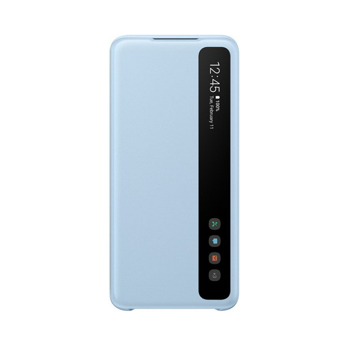 Чехол (клип-кейс) Samsung S20 (G980) ClearView l.blue EF-ZG980CLEGRU