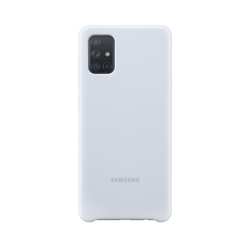 Чехол (клип-кейс) Samsung A71 (A715) SiliconeCover silver (EF-PA715TSEGRU)