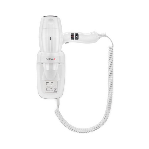 Настенный профессиональный фен с розеткой для электробритвы Valera Silent Jet Protect 1200 Shaver