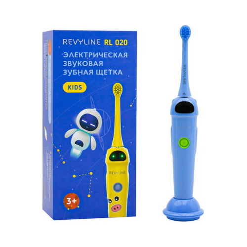 Зубная щетка электрическая детская Revyline RL 020 Kids синяя