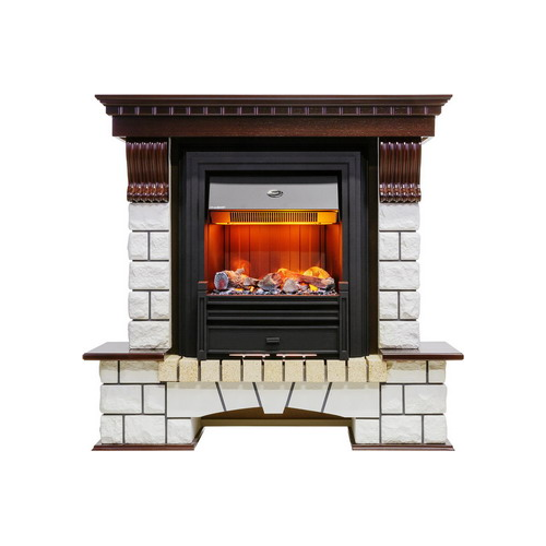 Каминокомплект Dimplex Pierre Luxe с очагом Brookline Black (темный дуб) 1174877220