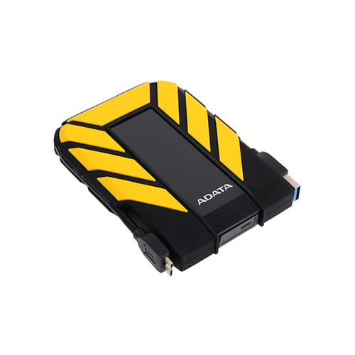 Внешний жесткий диск (HDD) A-DATA USB 3.0 1Tb AHD710P-1TU31-CYL HD710Pro DashDrive Durable 2.5'' черный/желтый