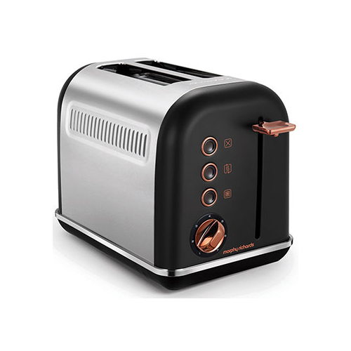 Тостер Morphy Richards Accents Rose Gold Black 2 Slice 222016