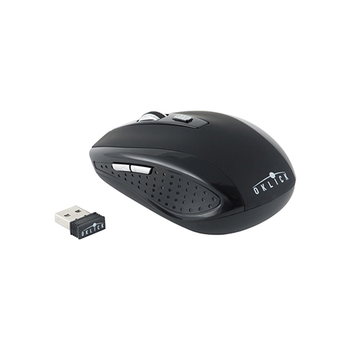 Мышь Oklick 455MW черный оптическая (1600dpi) беспроводная USB (5but)