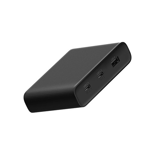 Сетевое зарядное устройство Xiaomi (Mi) ZMI zPower Trio Charger Max 65W (2 Type-C+1 USB-A) 1m cable Type-C/Type-C EU (HA932) черный