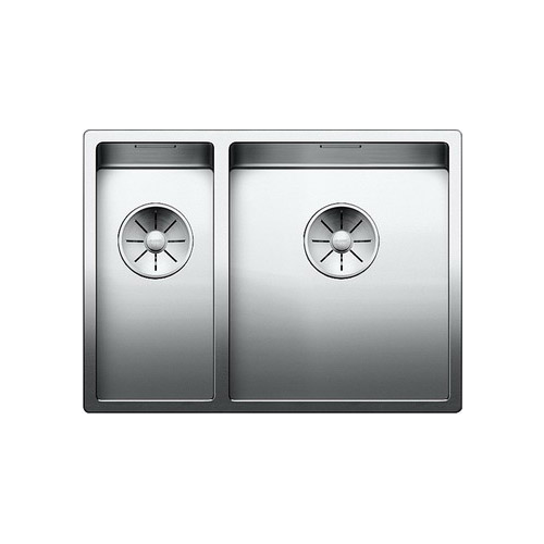 Кухонная мойка Blanco CLARON 340/180-U (чаша справа) нерж. сталь зеркальная полировка 521610