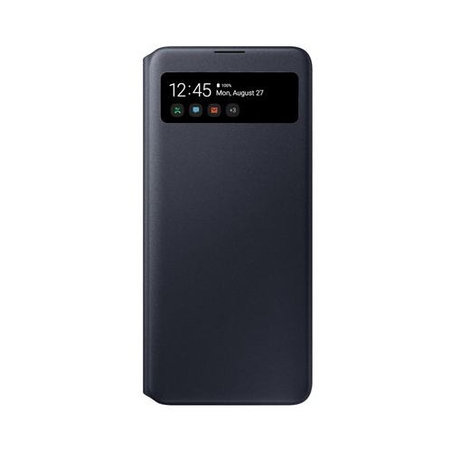 Чехол (флип-кейс) Samsung A71 (A715) S-ViewCover black (EF-EA715PBEGRU)