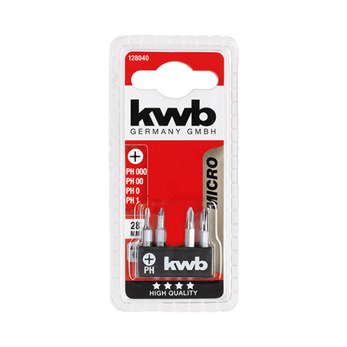 Бита Kwb Micro PH 28мм 4шт 128040