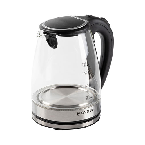 Чайник электрический Endever Skyline KR-305G сталь/стекло