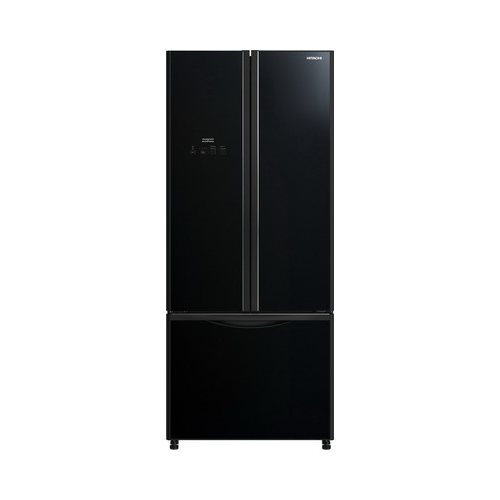 Двухкамерный холодильник Hitachi R-WB 562 PU9 GBK черное стекло