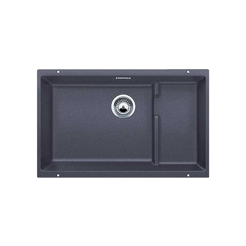 Кухонная мойка Blanco 523539 SUBLINE 700-U Level SILGRANIT темная скала с отв.арм. InFino