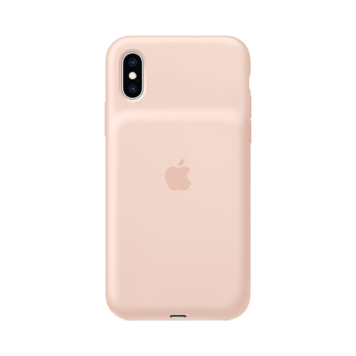 Чехол с аккумулятором Apple Smart Battery Case для iPhone XS цвет Pink Sand (розовый песок) MVQP2ZM/A