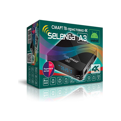 Приставка Smart TV Selenga А3