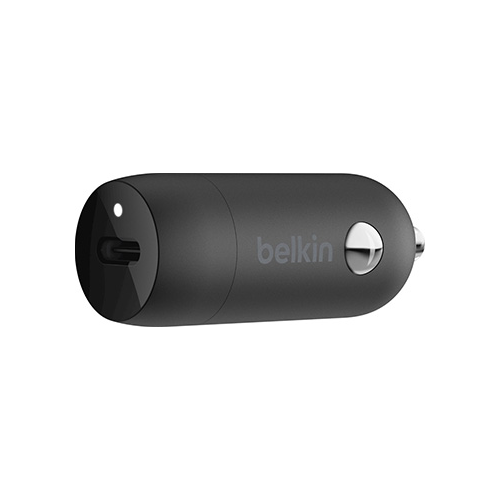 Автомобильный адаптер Belkin 18 Вт USB-C PD (F7U099btBLK)