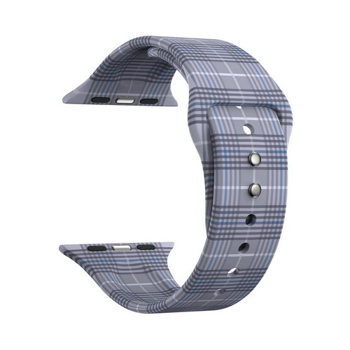 Ремешок для часов Lyambda для Apple Watch 42/44 mm URBAN DSJ-10-207A-44 gray plaid