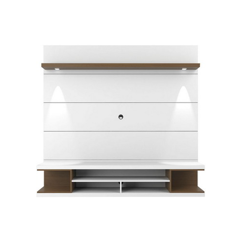 ТВ стеллаж Manhattan HOME AXEL 1.8 WHITE GLOSS/ NATURAL PA26352