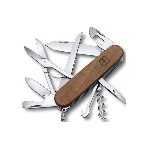 Нож перочинный Victorinox Huntsman 91 мм 13 функций рукоять из орехового дерева