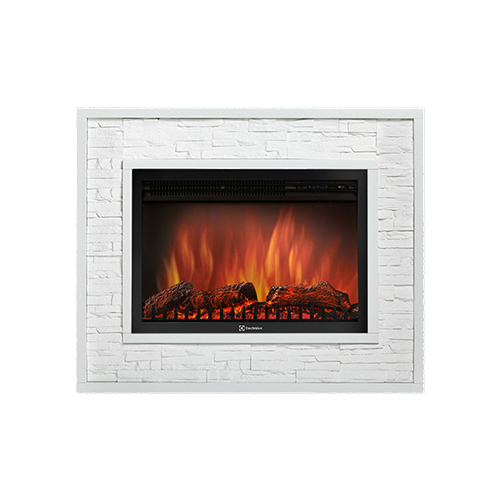 Каминокомплект Electrolux EFP/P- 3020LS с порталом Firelight Loft 30 камень белый