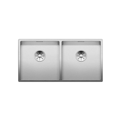 Кухонная мойка Blanco CLARON 400/400-U нерж. сталь зеркальная полировка 521618