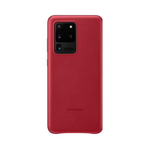 Чехол (клип-кейс) Samsung S20 Ultra (G988) LeatherCover red EF-VG988LREGRU