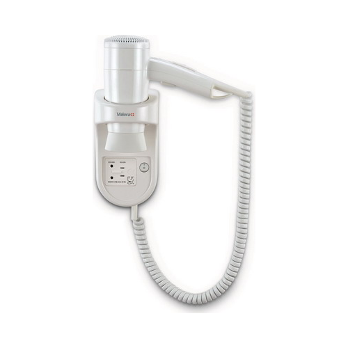Настенный фен с держателем и розеткой для бритвы Valera Premium Smart 1600 Shaver 533.05/032.05