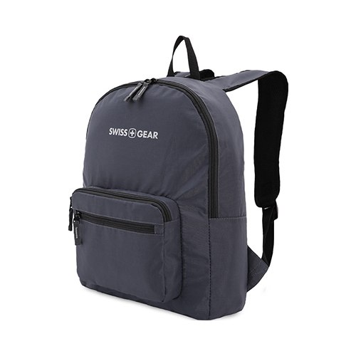 Рюкзак складной Swissgear серый полиэстер 33.5х15.5x40 см 21 л 5675444422