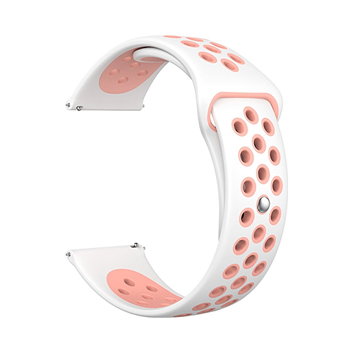 Ремешок для часов Lyambda универсальный для часов 22 mm ALIOTH DS-GS-03-22-PK White/Pink