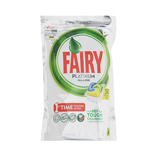 Средство для мытья посуды FAIRY PlatAll in1 д/автом.машин Лимон 50шт