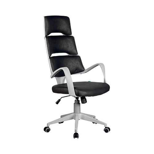 Кресло Riva Chair Sakura Серый пластик/Фьюжн чёрный (194)