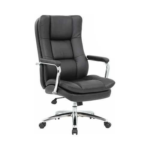 Кресло Brabix PREMIUM ''Amadeus EX-507'' экокожа хром черное 530879