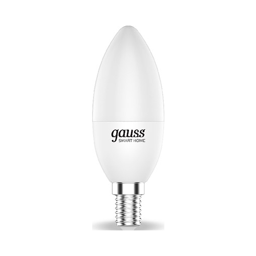 Умная светодиодная лампа GAUSS Smart Home DIM CCT E14 C37 5 Вт 1110112