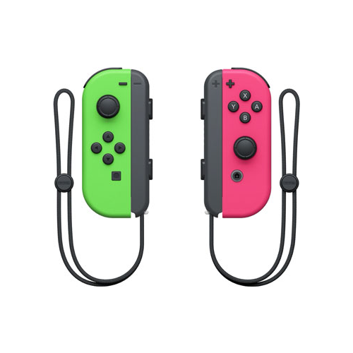 Геймпад Nintendo Switch Набор 2 контроллера Joy-Con (неоновый зеленый / неоновый розовый)