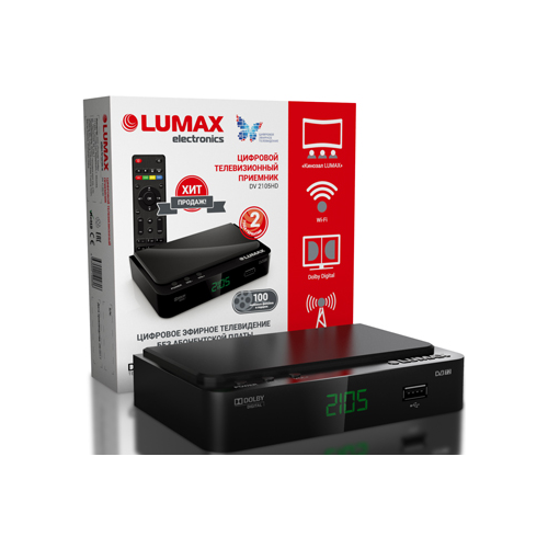 Цифровой телевизионный ресивер Lumax DV 2105 HD