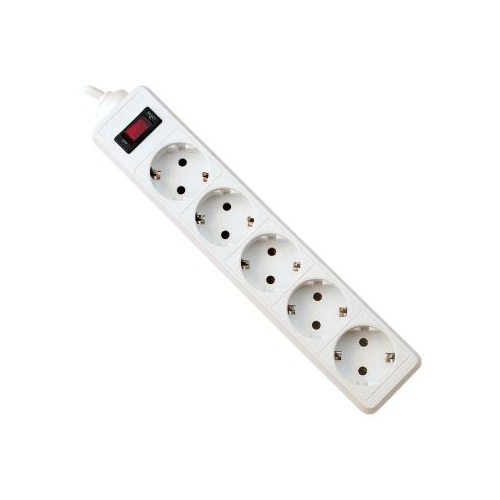 Сетевой фильтр Defender ES 5.0m (5роз.) white 99483