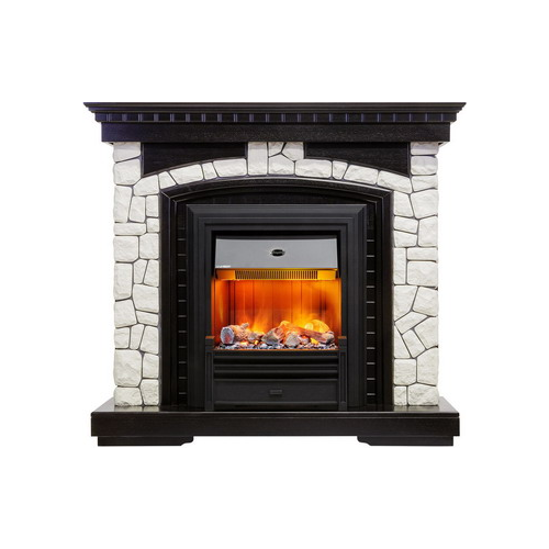 Каминокомплект Dimplex Glasgow с очагом Brookline Black (венге) 1164909837