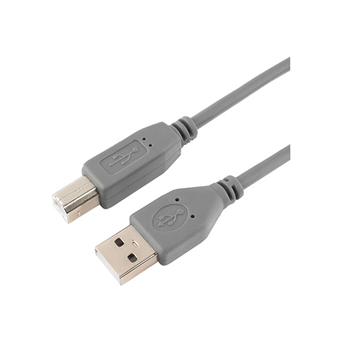 Кабель Vivanco USB 2.0 А->В 3.0м серый Promostick (22227)
