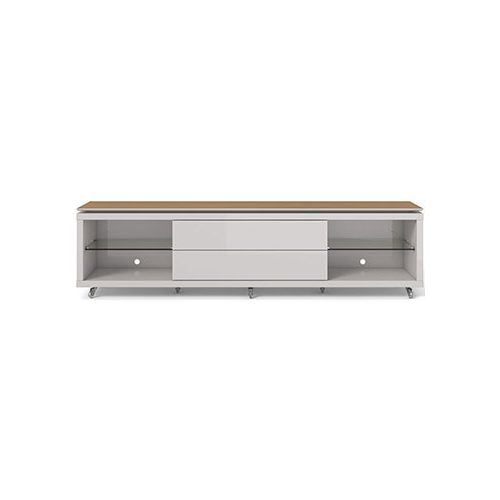 Тумба под телевизор Manhattan LINCOLN 2.2 ТВ OFF-WHITE/ NATURAL PA16554(173 54) 539 х 2170 х 448