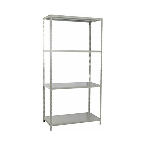 Стеллаж металлический Brabix MS Plus-185/50-4 (в1850хш1000хг500мм) 4 полки регулир. опоры 291106